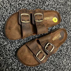 White Mountain Footbeds Sandals Size 9